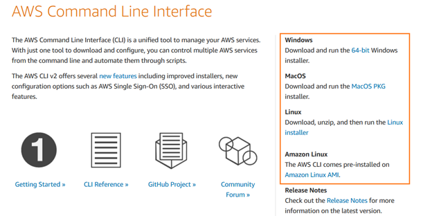 configuração do AWS CLI