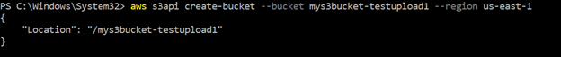 Crea bucket S3 usando AWS CLI