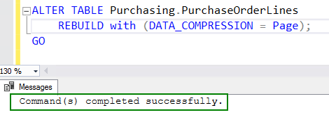 Data Compression in SQL Server