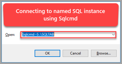 Connecting to named instance