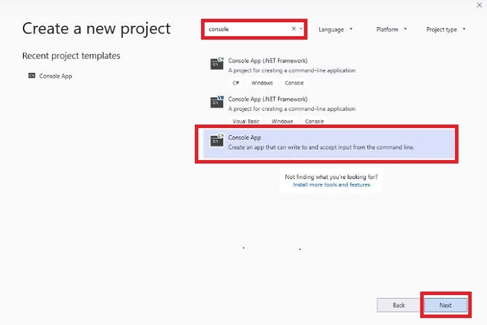 Visual Studio 2019 Project Example 1