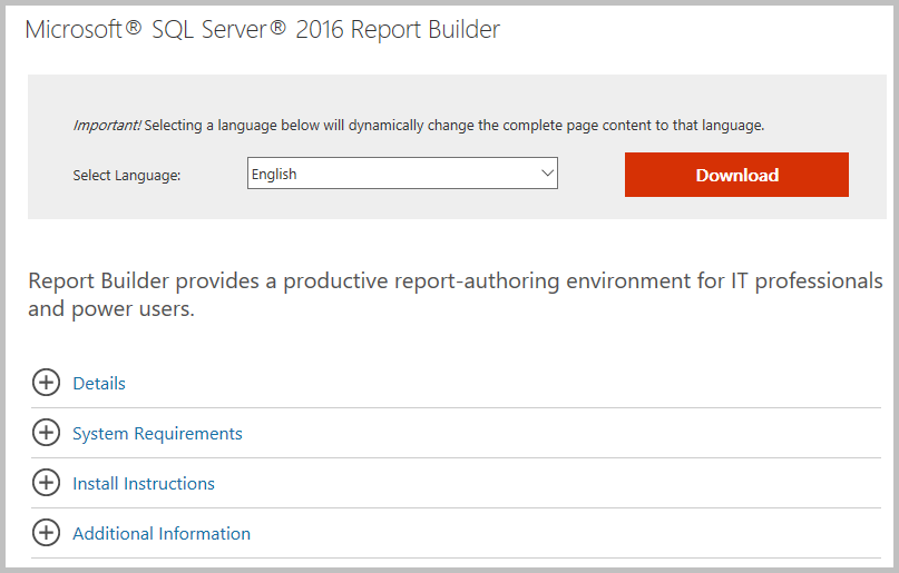 Download Report Builder