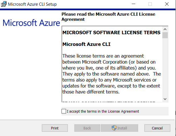 Microsoft Azure CLI Setup