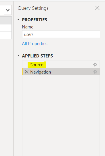 To get back to all records, click Source in the Applied Steps pane