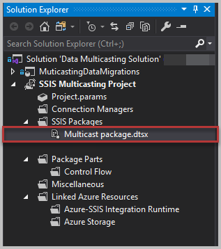 Right-click on the Package to rename it as Multicast package