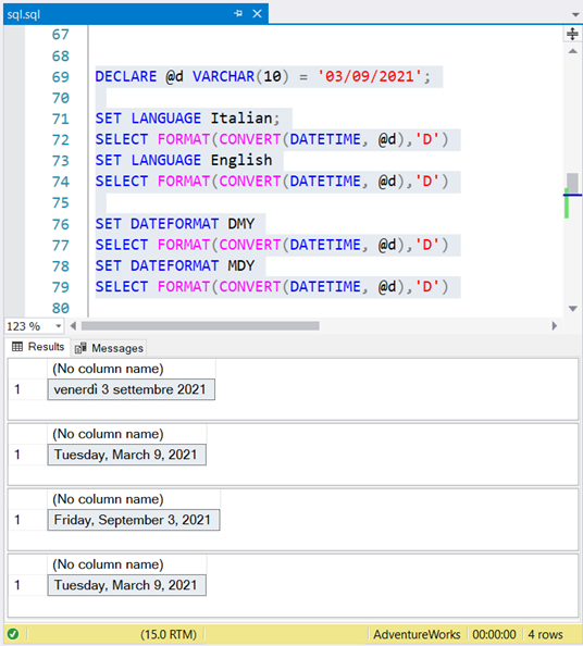 T Sql Date Format With Convert Vrogue