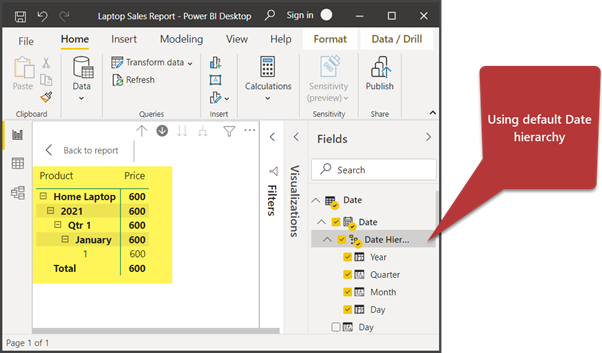 Power Bi Add Date