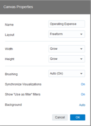 Select Freeform in the Layout dropdown list and click OK