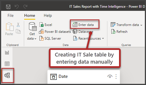 Create and Populate the IT Sale Table