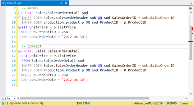 Mysql Update Query Garethell