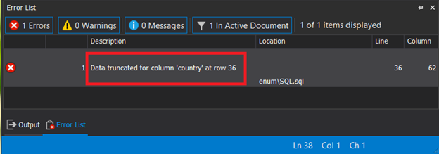 MySQL ENUM Limits the Possible Values in a Column