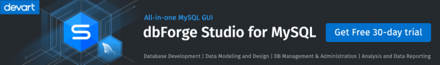 download dbForge Studio for MySQL